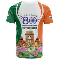 Jai Hind India T Shirt Happy 80th Independence Day