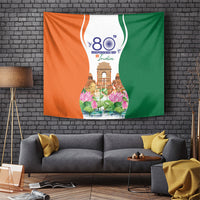 Jai Hind India Tapestry Happy 80th Independence Day