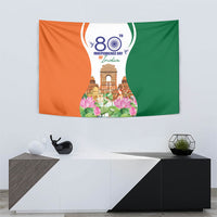 Jai Hind India Tapestry Happy 80th Independence Day