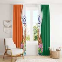 Jai Hind India Window Curtain Happy 80th Independence Day