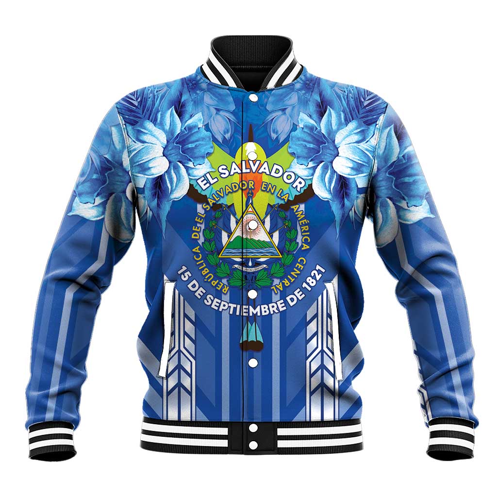 Viva El Salvador Baseball Jacket Happy Independence Day - Wonder Print Shop