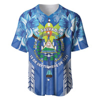 Viva El Salvador Baseball Jersey Happy Independence Day - Wonder Print Shop