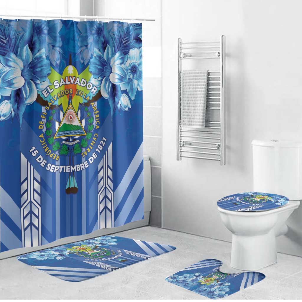 Viva El Salvador Bathroom Set Happy Independence Day - Wonder Print Shop