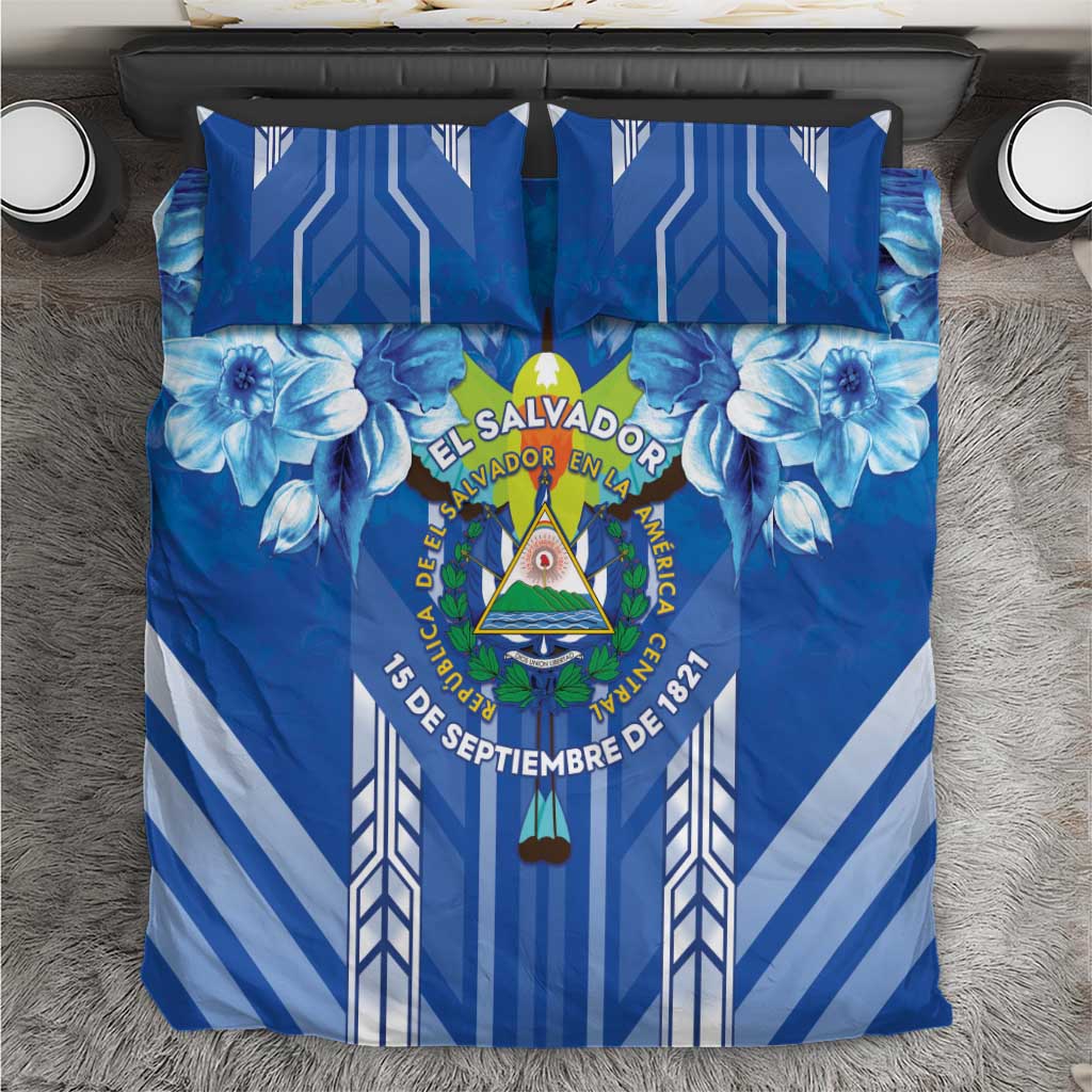 Viva El Salvador Bedding Set Happy Independence Day - Wonder Print Shop