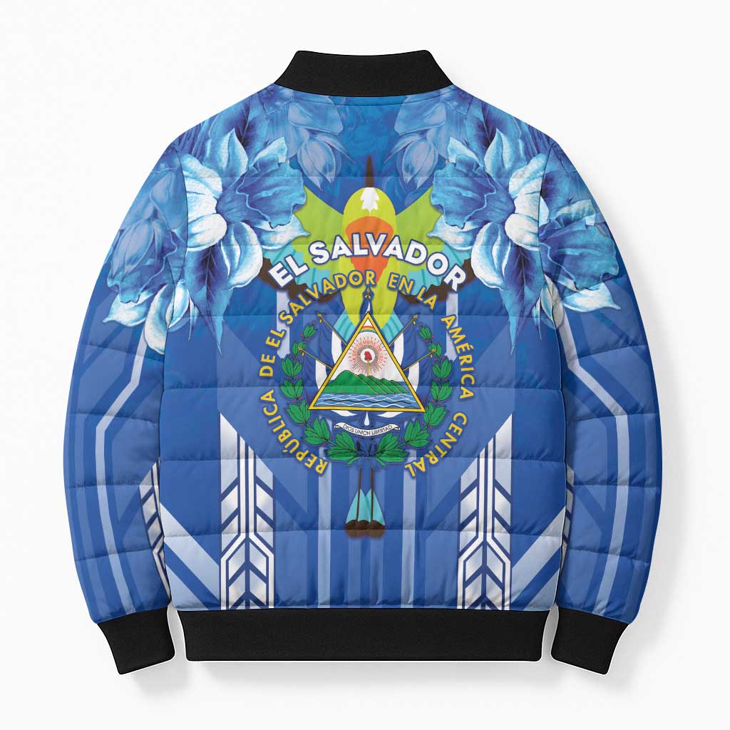 Viva El Salvador Bomber Puffer Jacket Happy Independence Day - Wonder Print Shop