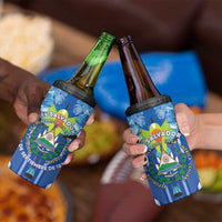 Viva El Salvador 4 in 1 Can Cooler Tumbler Happy Independence Day - Wonder Print Shop