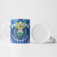 Viva El Salvador Ceramic Mug Happy Independence Day - Wonder Print Shop