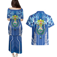 Viva El Salvador Couples Matching Puletasi and Hawaiian Shirt Happy Independence Day - Wonder Print Shop