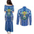 Viva El Salvador Couples Matching Puletasi and Long Sleeve Button Shirt Happy Independence Day - Wonder Print Shop