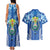 Viva El Salvador Couples Matching Tank Maxi Dress and Hawaiian Shirt Happy Independence Day - Wonder Print Shop