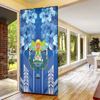 Viva El Salvador Door Cover Happy Independence Day - Wonder Print Shop