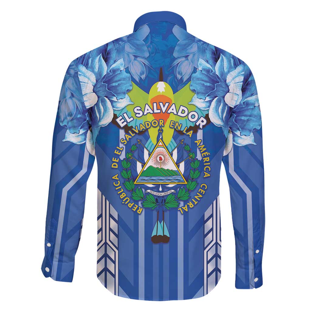 Viva El Salvador Family Matching Long Sleeve Bodycon Dress and Hawaiian Shirt Happy Independence Day - Wonder Print Shop
