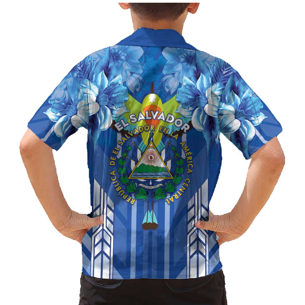 Viva El Salvador Family Matching Mermaid Dress and Hawaiian Shirt Happy Independence Day - Wonder Print Shop