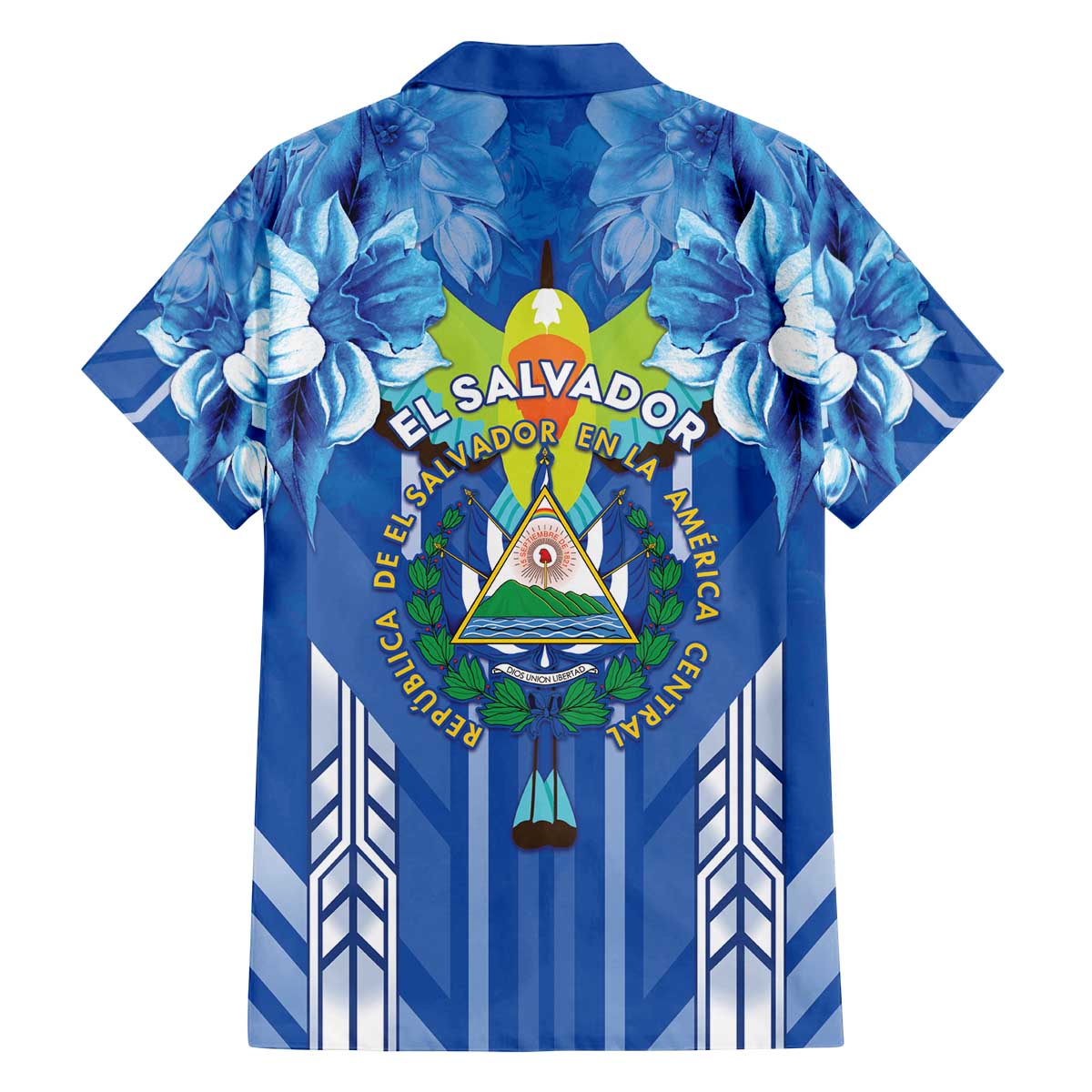 Viva El Salvador Family Matching Off The Shoulder Long Sleeve Dress and Hawaiian Shirt Happy Independence Day - Wonder Print Shop
