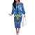 Viva El Salvador Family Matching Off The Shoulder Long Sleeve Dress and Hawaiian Shirt Happy Independence Day - Wonder Print Shop