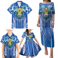 Viva El Salvador Family Matching Puletasi and Hawaiian Shirt Happy Independence Day - Wonder Print Shop