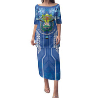 Viva El Salvador Family Matching Puletasi and Hawaiian Shirt Happy Independence Day - Wonder Print Shop