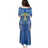 Viva El Salvador Family Matching Puletasi and Hawaiian Shirt Happy Independence Day - Wonder Print Shop