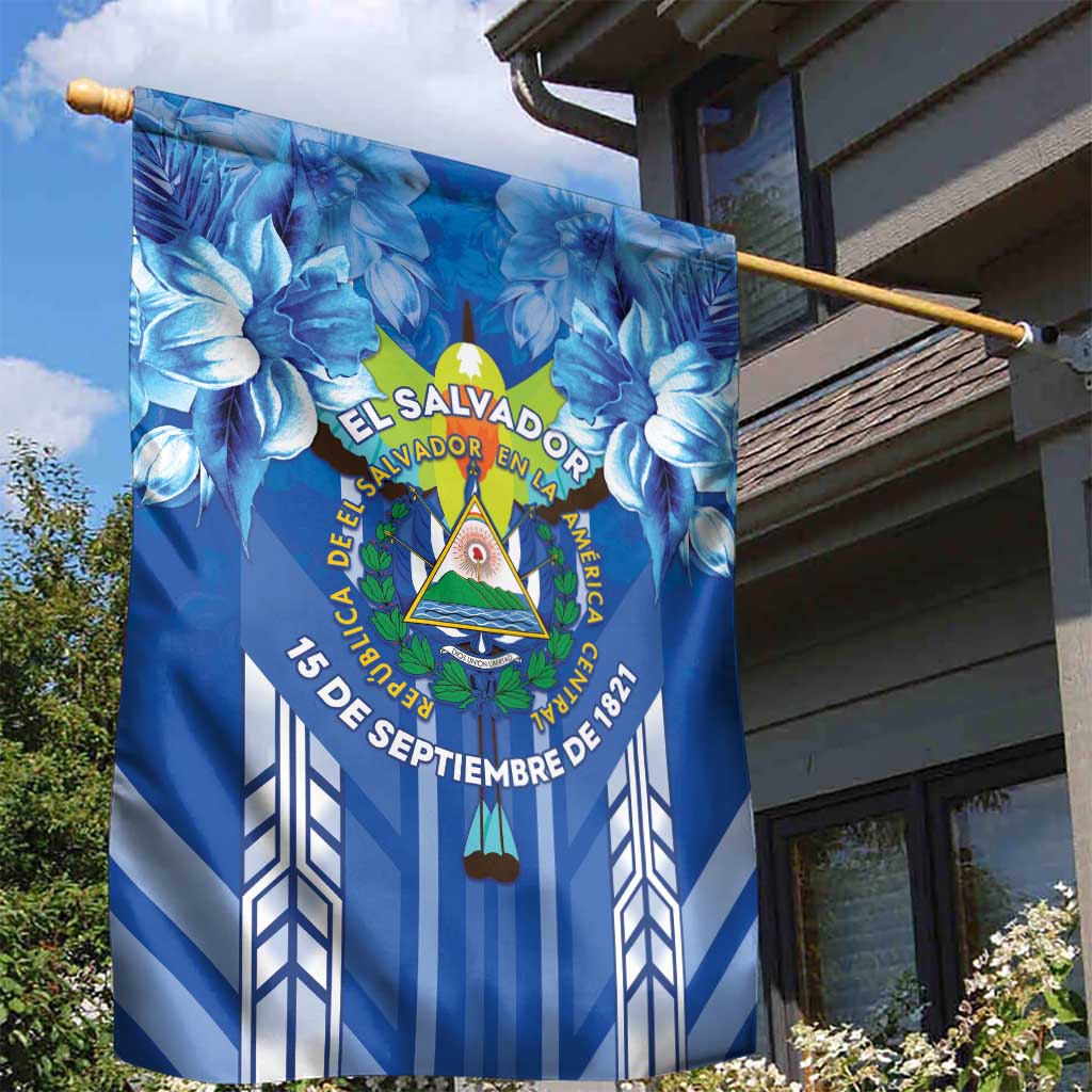 Viva El Salvador Garden Flag Happy Independence Day - Wonder Print Shop