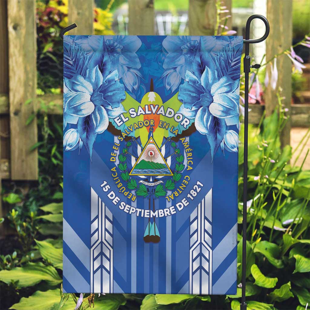 Viva El Salvador Garden Flag Happy Independence Day - Wonder Print Shop