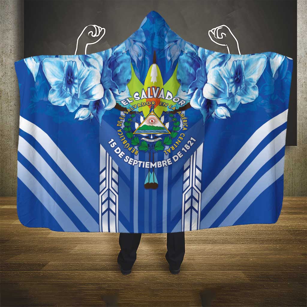 Viva El Salvador Hooded Blanket Happy Independence Day - Wonder Print Shop
