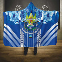 Viva El Salvador Hooded Blanket Happy Independence Day - Wonder Print Shop