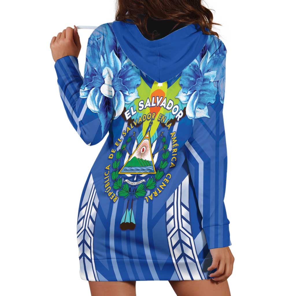 Viva El Salvador Hoodie Dress Happy Independence Day - Wonder Print Shop