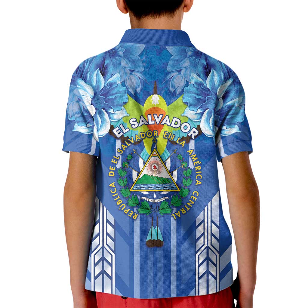 Viva El Salvador Kid Polo Shirt Happy Independence Day - Wonder Print Shop