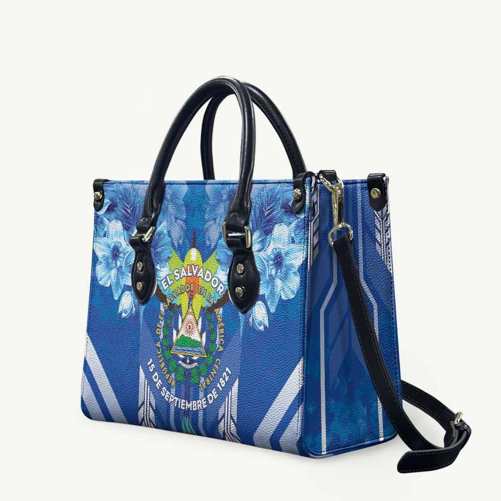 Viva El Salvador Leather Bag Happy Independence Day - Wonder Print Shop