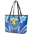 Viva El Salvador Leather Tote Bag Happy Independence Day - Wonder Print Shop