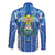 Viva El Salvador Long Sleeve Button Shirt Happy Independence Day - Wonder Print Shop