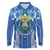 Viva El Salvador Long Sleeve Polo Shirt Happy Independence Day - Wonder Print Shop
