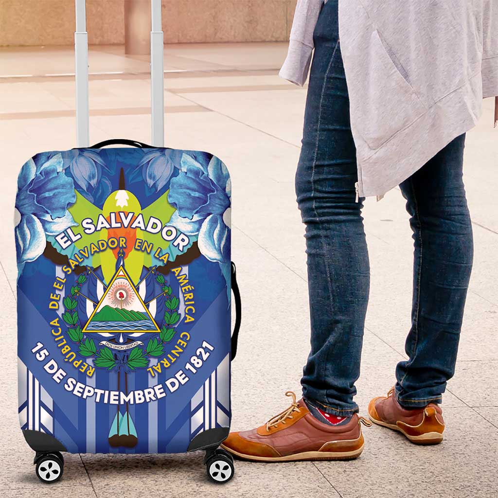 Viva El Salvador Luggage Cover Happy Independence Day - Wonder Print Shop