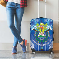 Viva El Salvador Luggage Cover Happy Independence Day - Wonder Print Shop