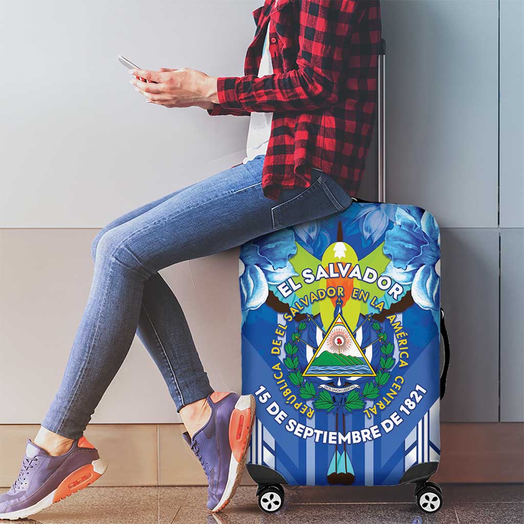 Viva El Salvador Luggage Cover Happy Independence Day - Wonder Print Shop