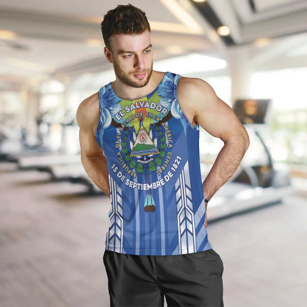 Viva El Salvador Men Tank Top Happy Independence Day - Wonder Print Shop