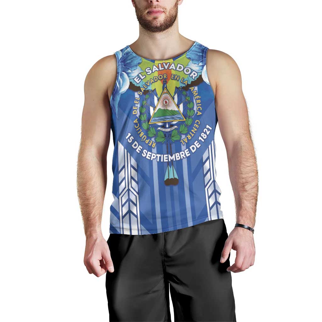 Viva El Salvador Men Tank Top Happy Independence Day - Wonder Print Shop