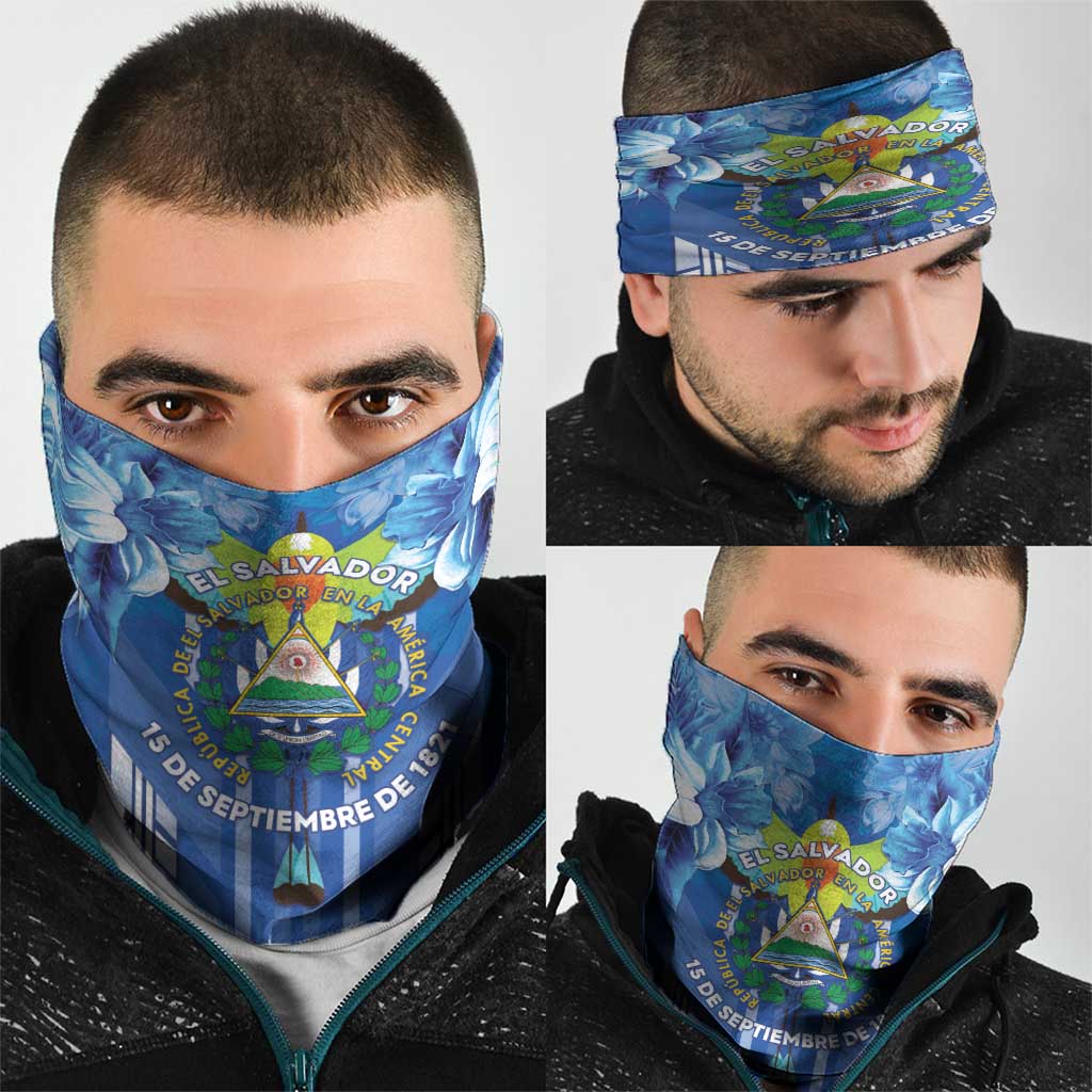 Viva El Salvador Neck Gaiter Happy Independence Day - Wonder Print Shop