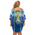 Viva El Salvador Off Shoulder Short Dress Happy Independence Day - Wonder Print Shop