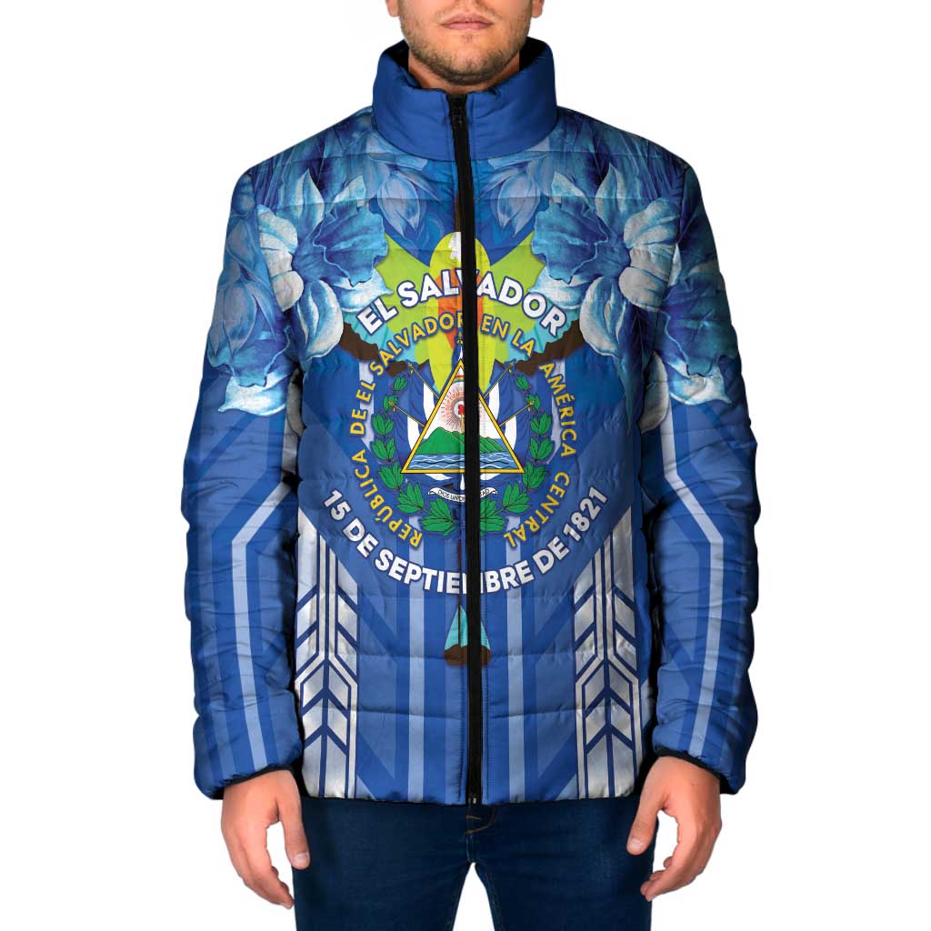 Viva El Salvador Padded Jacket Happy Independence Day - Wonder Print Shop