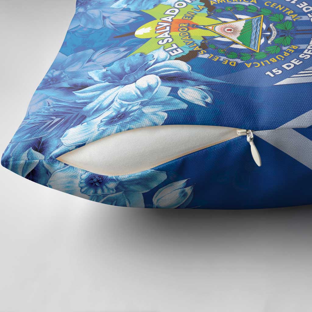 Viva El Salvador Pillow Cover Happy Independence Day - Wonder Print Shop