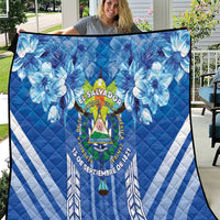 Viva El Salvador Quilt Happy Independence Day - Wonder Print Shop