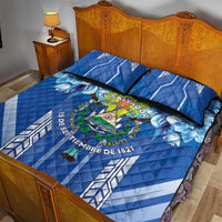 Viva El Salvador Quilt Bed Set Happy Independence Day - Wonder Print Shop