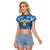Viva El Salvador Raglan Cropped T Shirt Happy Independence Day - Wonder Print Shop