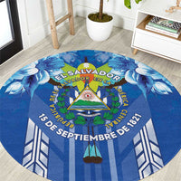 Viva El Salvador Round Carpet Happy Independence Day - Wonder Print Shop