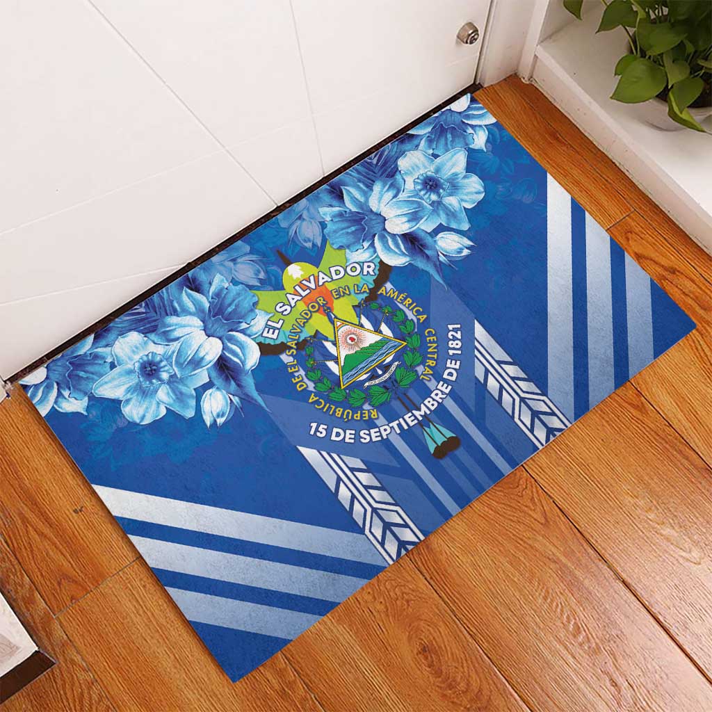 Viva El Salvador Rubber Doormat Happy Independence Day - Wonder Print Shop