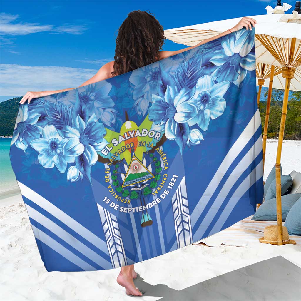 Viva El Salvador Sarong Happy Independence Day - Wonder Print Shop