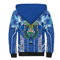 Viva El Salvador Sherpa Hoodie Happy Independence Day - Wonder Print Shop