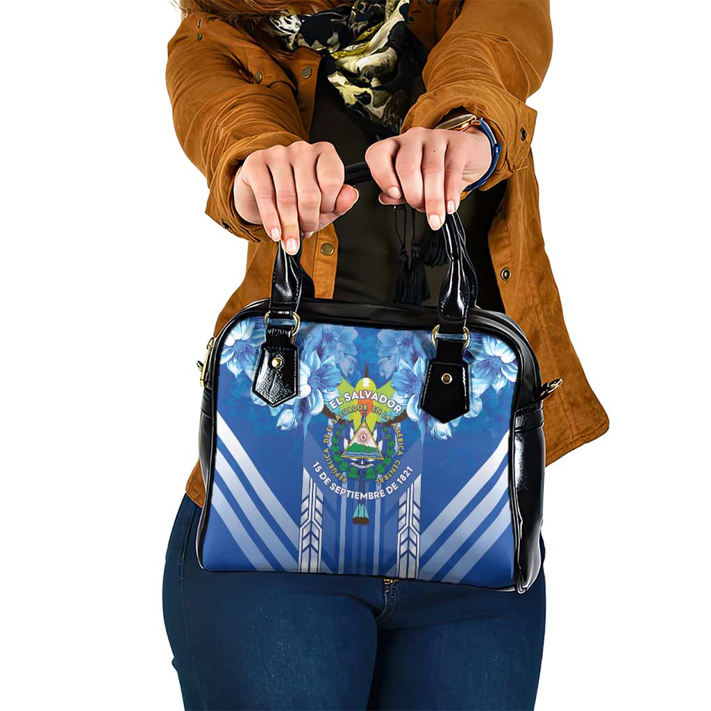 Viva El Salvador Shoulder Handbag Happy Independence Day - Wonder Print Shop