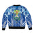 Viva El Salvador Sleeve Zip Bomber Jacket Happy Independence Day - Wonder Print Shop